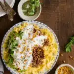 Arabic Pasta with Easy Yogurt Sauce
