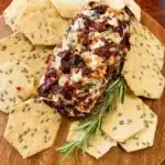 Cranberry Goat Cheese Appetizer holiday platter