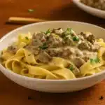 Creamy Ground Beef Stroganoff for Easy Budget Family Dinners