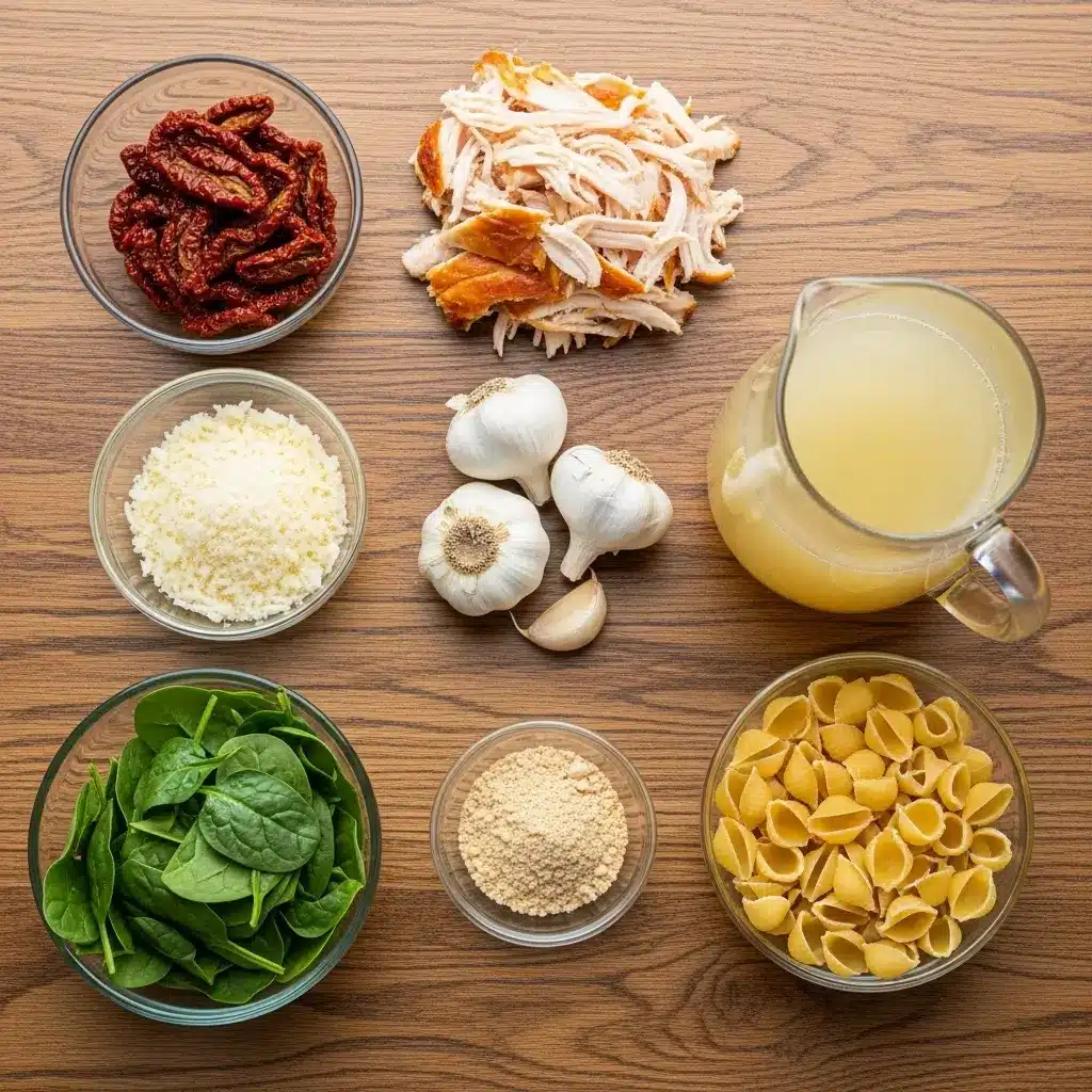 Ingredients for Creamy Marry Me Chicken Soup