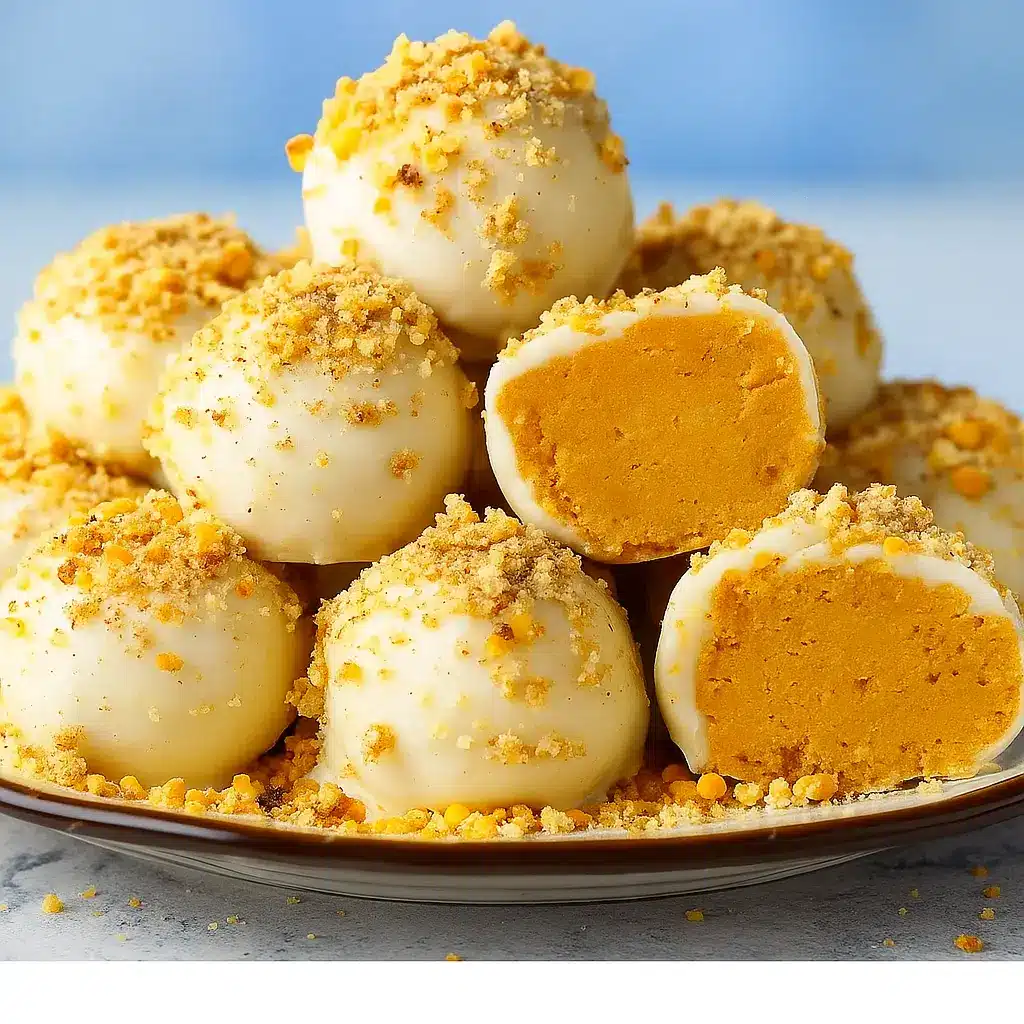 Easy No Bake Pumpkin Cheesecake Balls Recipe