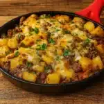 easy-one-pan-cheesy-potato-skillet-dinner