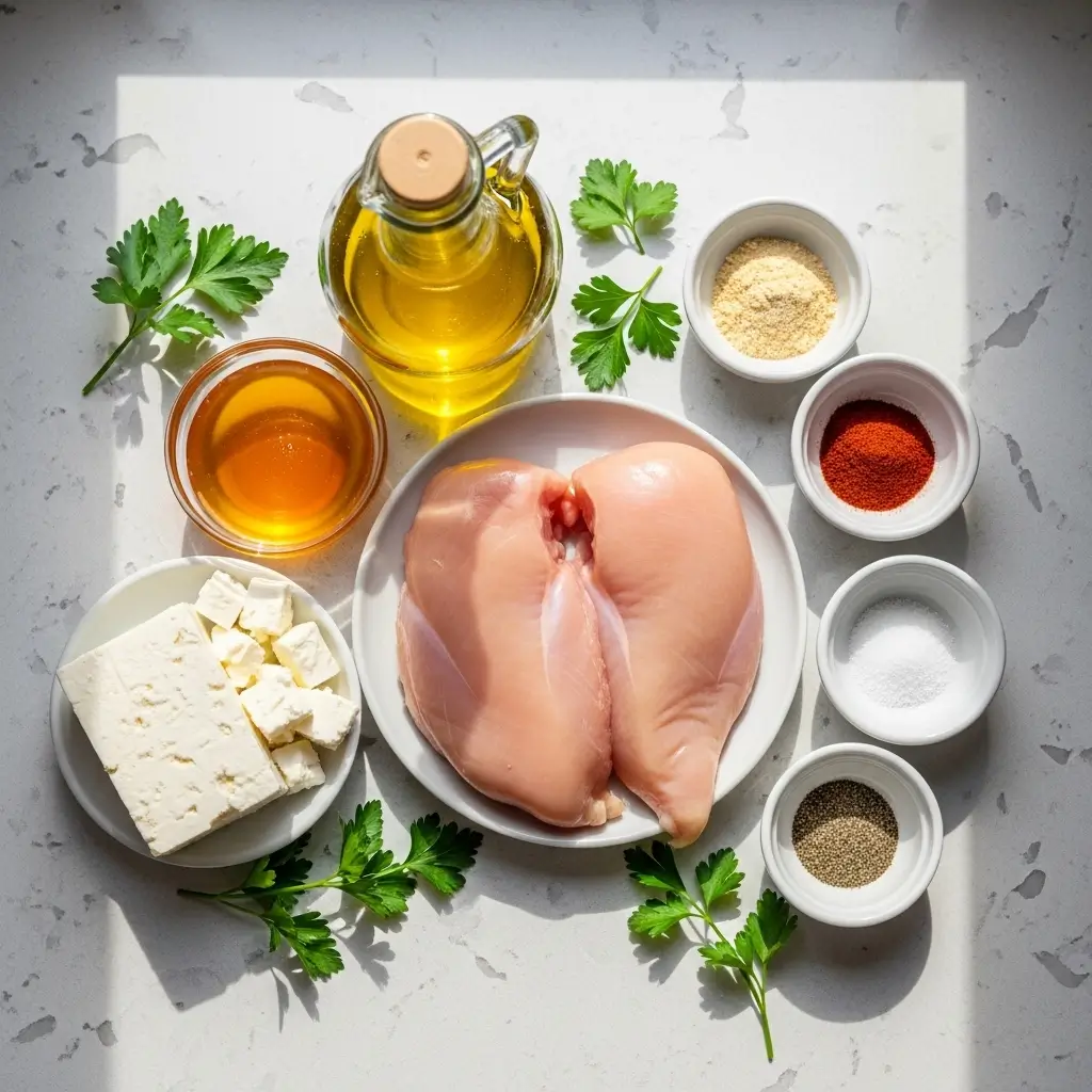 Hot Honey Feta Chicken Ingredients