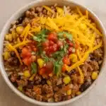 Quick & Hearty Ground Beef Burrito Bowl