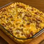 sour cream beef noodle casserole dinner comfort