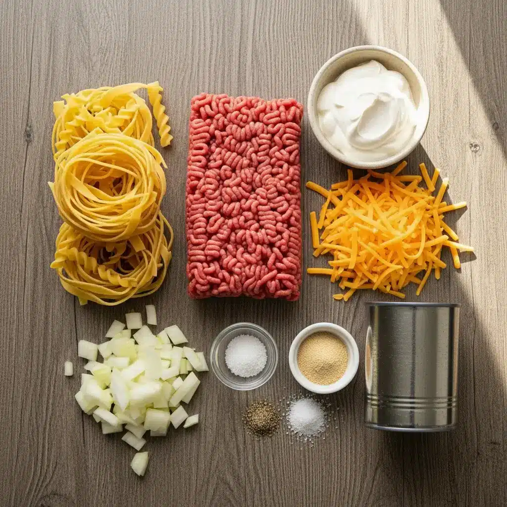 sour cream beef noodle casserole ingredients