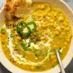 vegan curry lentil soup bowl