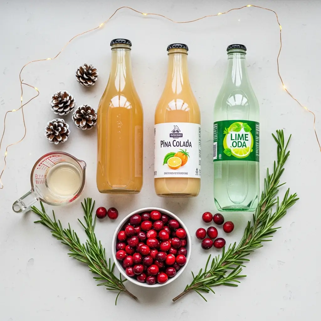 Ingredients for White Christmas Punch