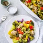 20-Minute Easy Roasted Chicken and Vegetables one-pan meal