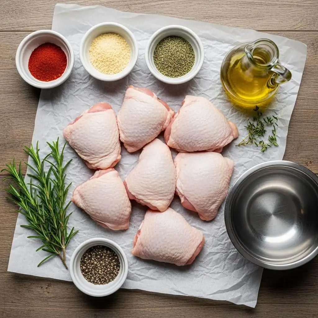baked chicken thighs recipe ingredients