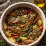 Crockpot Marry Me Chicken in creamy parmesan sauce with basil
