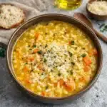 Healing Italian Penicillin Soup in a bowl