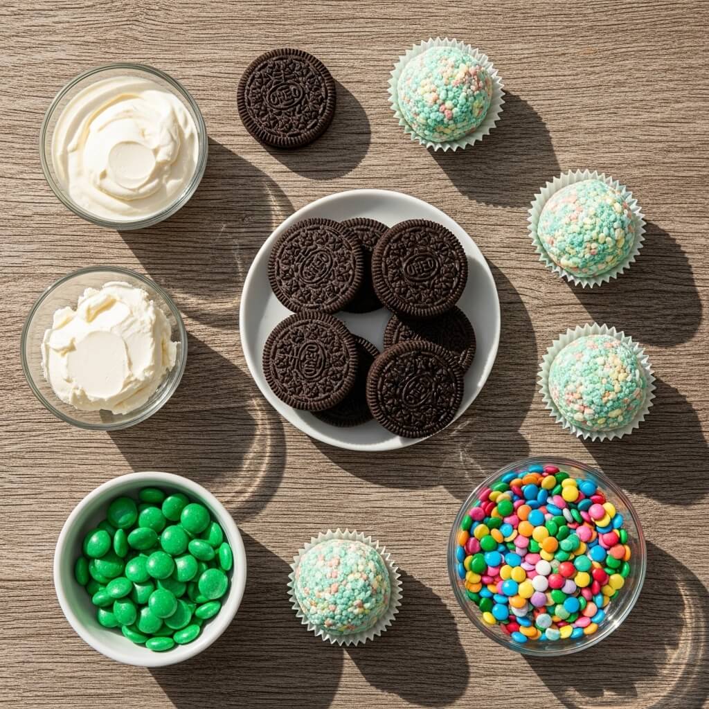 Ingredients for Irish Cream Oreo truffles recipe