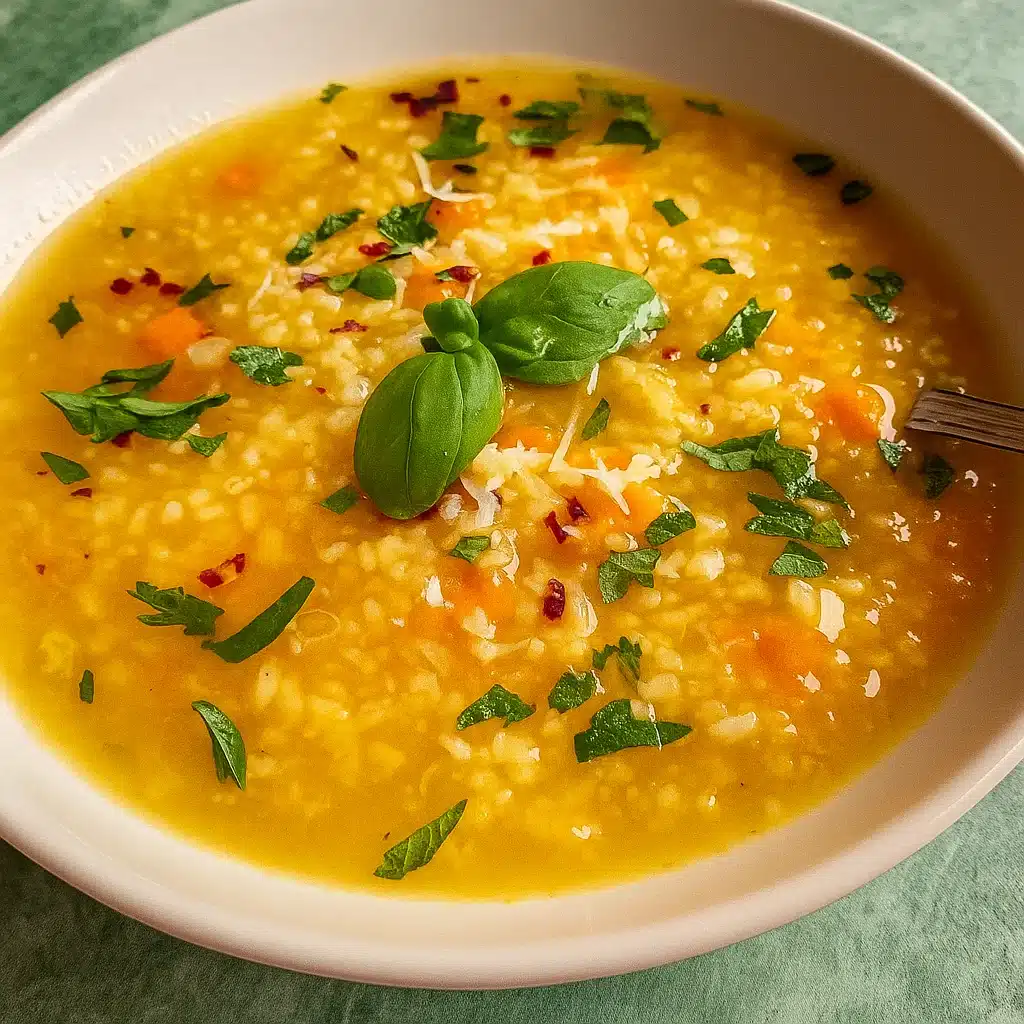 Italian Penicillin Soup with Chicken and Pasta