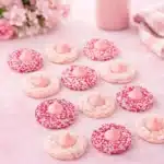 Strawberry Kiss Cookies with Hershey’s Kisses