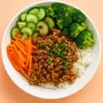 Teriyaki Ground Turkey Bowl with Rice