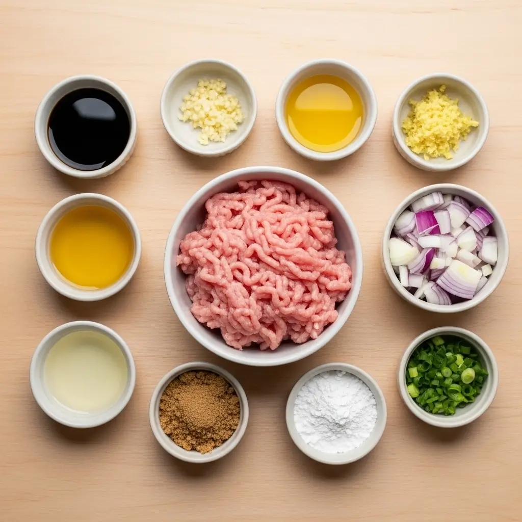 Ingredients for Teriyaki Ground Turkey Bowl