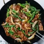 Honey Garlic Chicken and Green Beans recipe