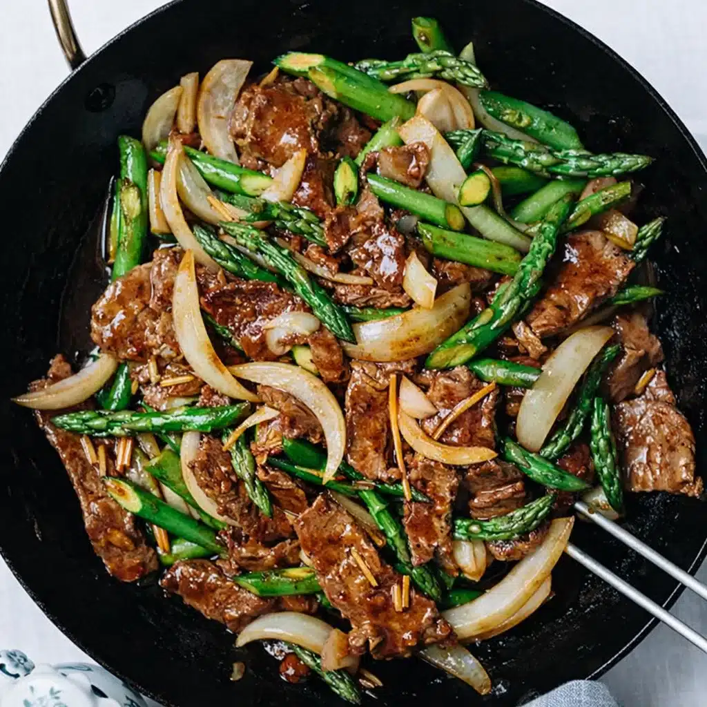 Honey Garlic Chicken and Green Beans recipe