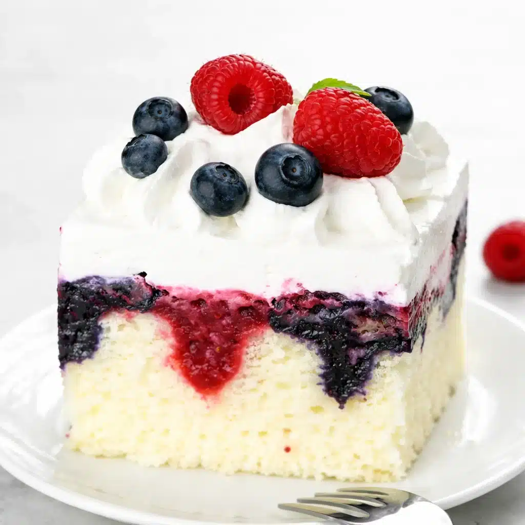 “Berry Poke Cake: The Ultimate No-Bake Dessert for Your Next Party”