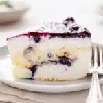 Blueberry Lemon Heaven Dessert layers of pudding, blueberries, and whipped cream