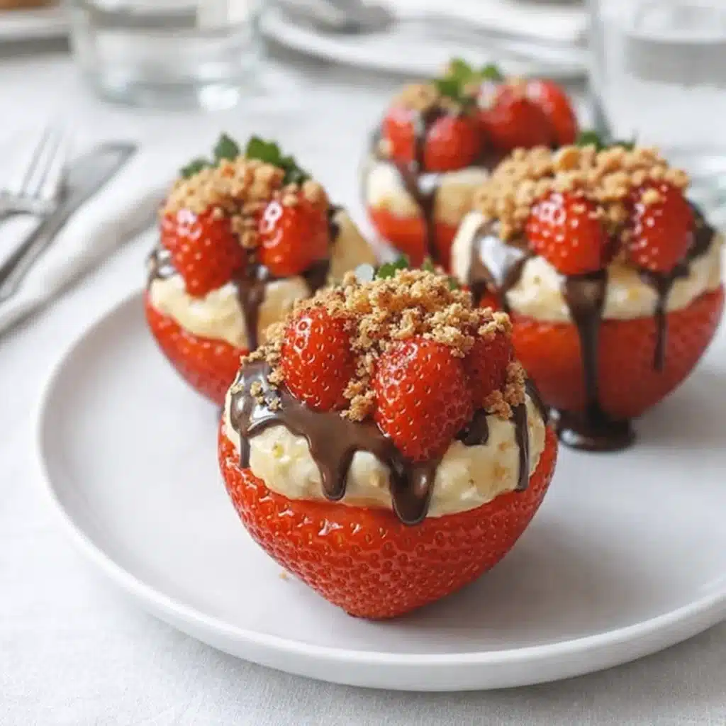Cheesecake Stuffed Strawberries: A Delectable Dessert Delight