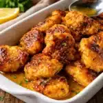Cowboy Butter Chicken Bites in garlic herb butter sauce