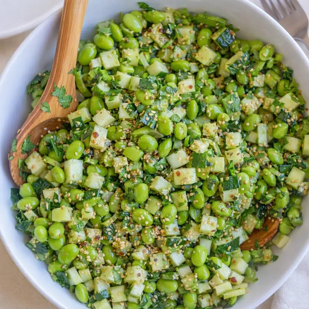 cucumber edamame salad fresh and vibrant