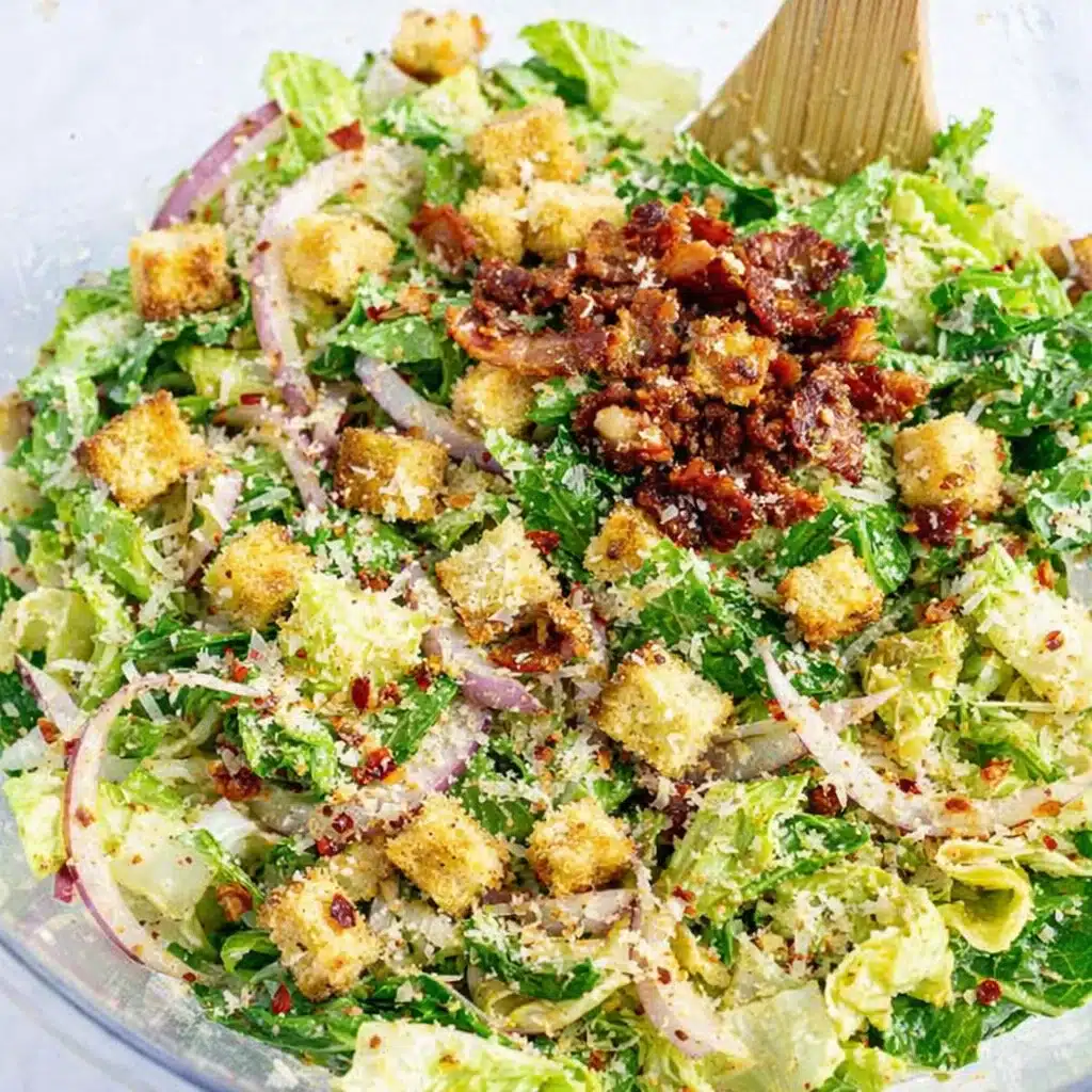 5-Minute Lemon Parmesan Lettuce Salad