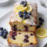 Lemon Blueberry Loaf with Lemon Glaze