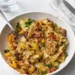 Low Carb Unstuffed Cabbage Casserole one-pot dinner