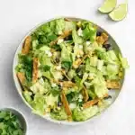 Mexican Caesar Salad with fresh ingredients and creamy dressing
