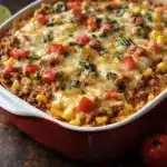 Mexican Casserole fresh out of the oven