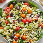 Orzo Salad with Feta and Vegetables