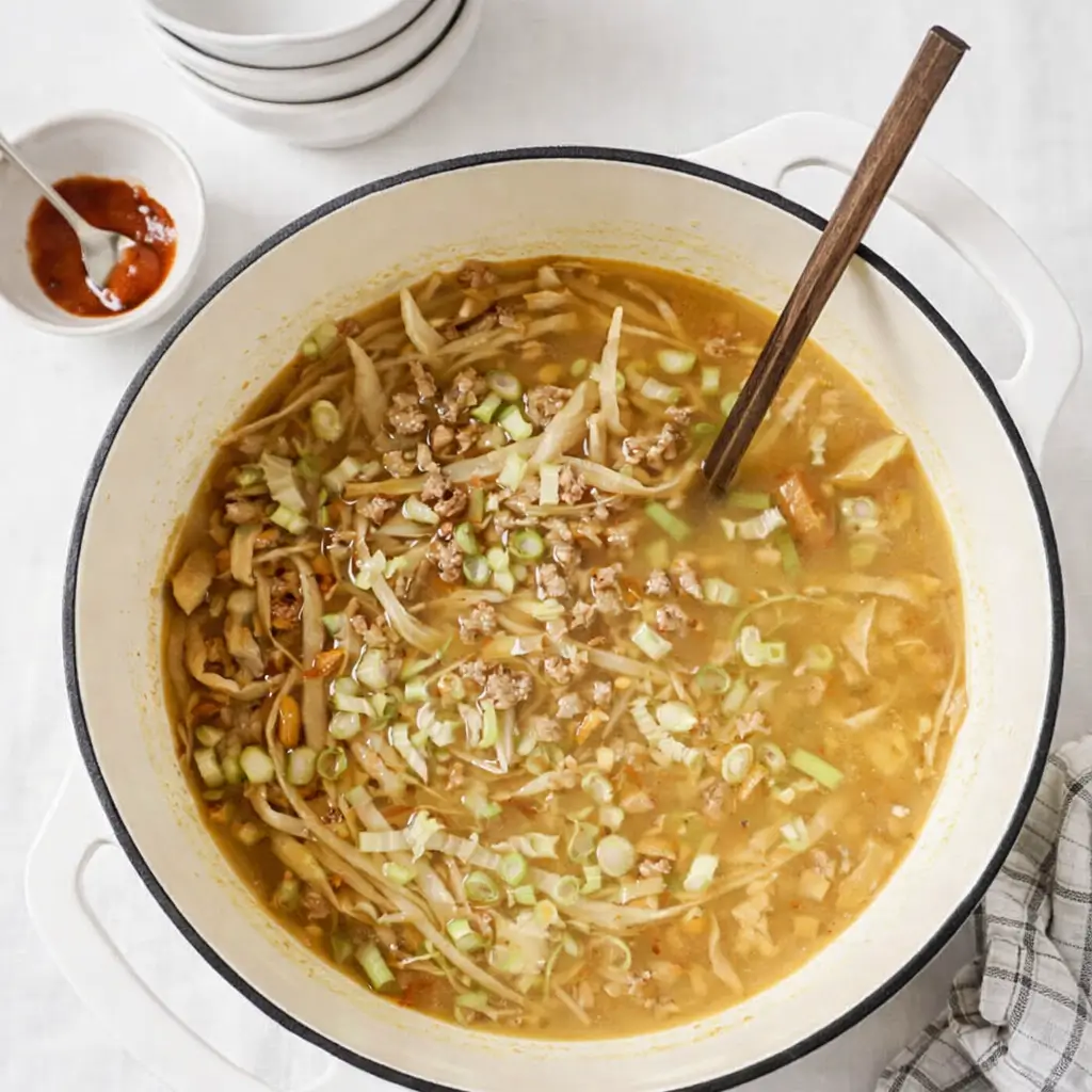 Paleo Egg Roll Soup Whole30 AIP