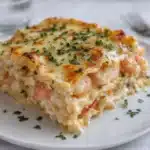 Seafood Lasagna with Lobster and Shrimp