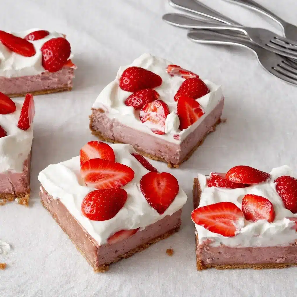 Strawberry Cheesecake Bars – Creamy, Fruity, and Totally Irresistible