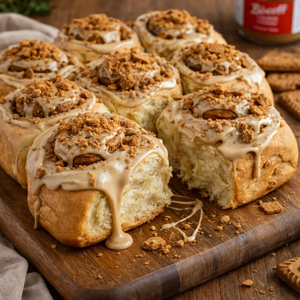 Biscoff Cookie Butter Cinnamon Rolls Recipe: Simple &amp; Amazing