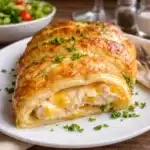 Cheesy Chicken Crescent Rolls baked golden brown