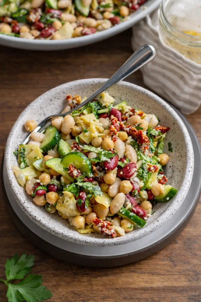 healthy-and-high-protein-three-bean-salad