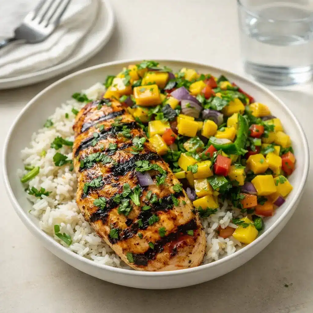 Honey Lime Chicken with Mango Salsa recipe