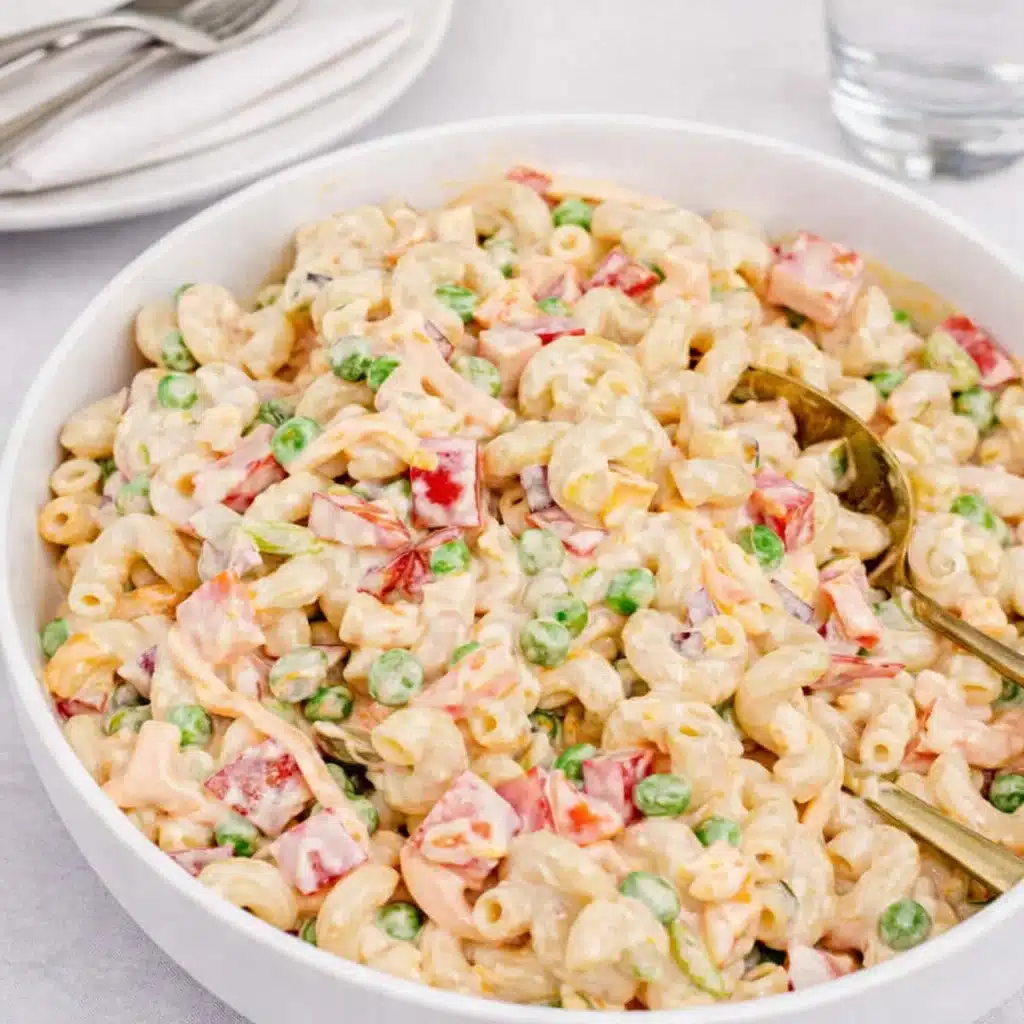 Macaroni Salad (Creamy, Tangy &amp; Perfect for Every BBQ)