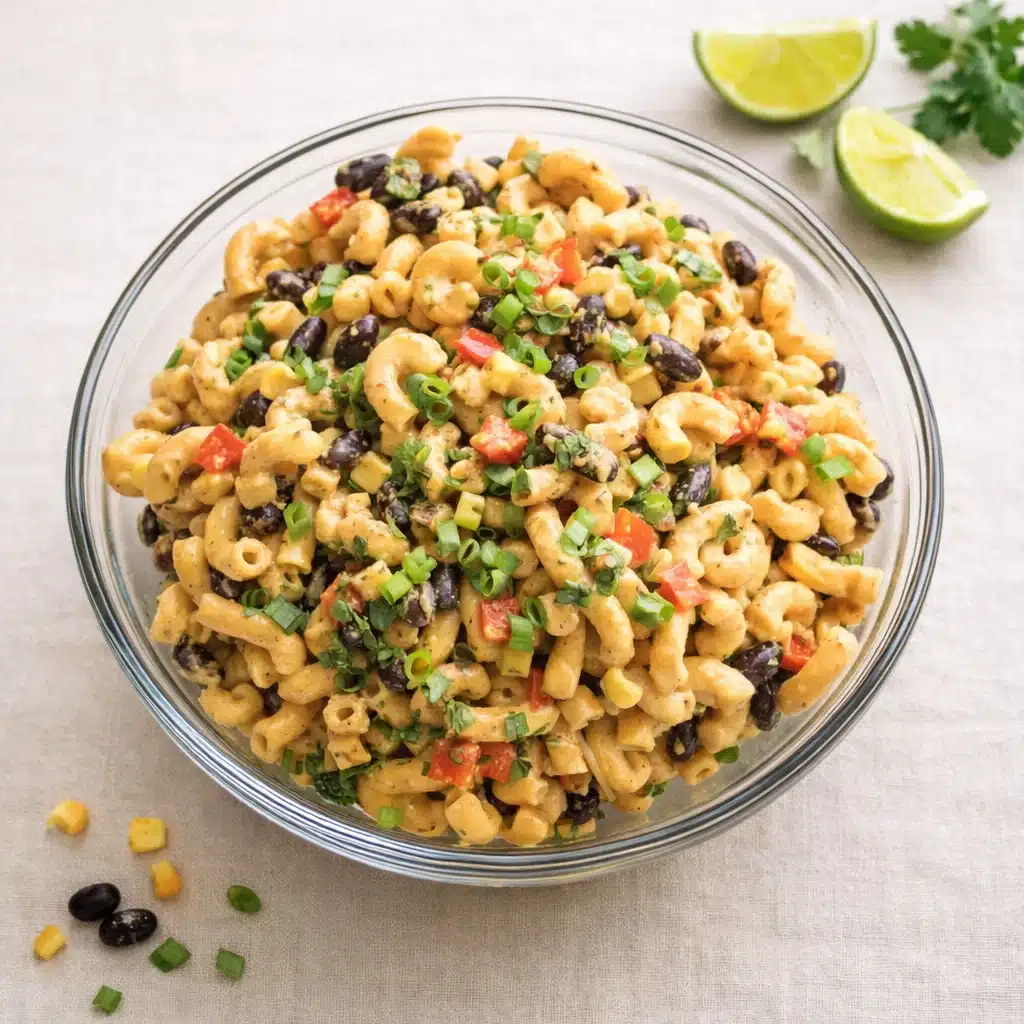 Mexican Macaroni Salad – Creamy, Zesty, and Perfect for Potlucks