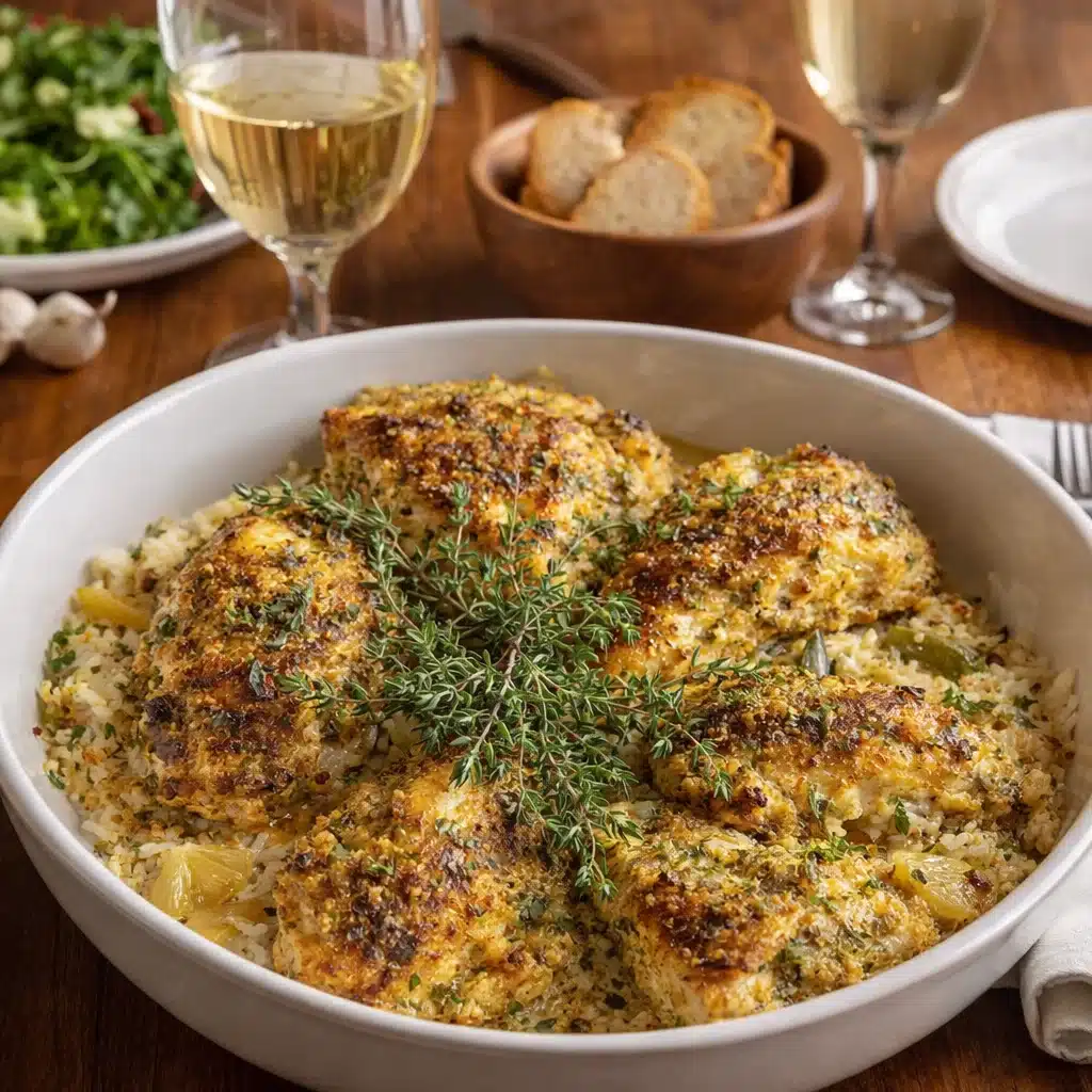 Savory Baked Herb Chicken Casserole