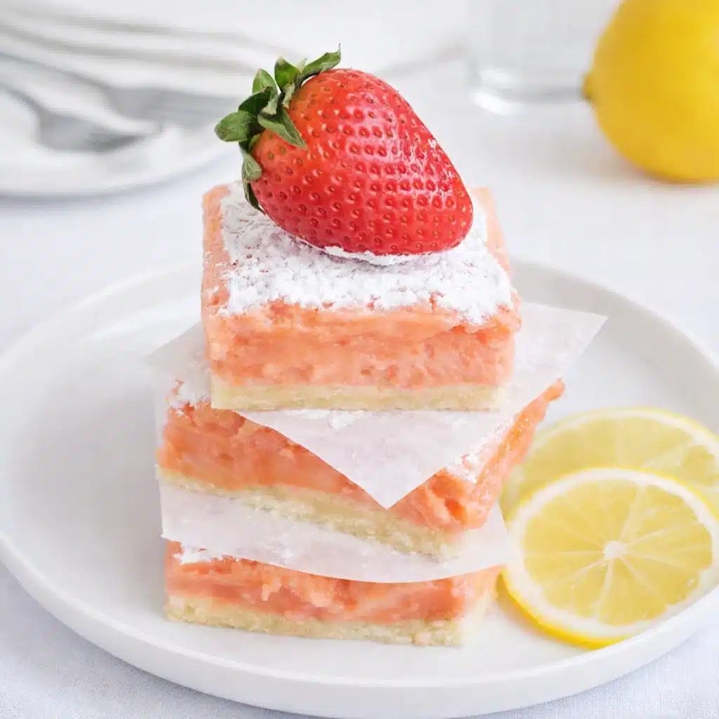 How to Make Strawberry Lemonade Bars: The Perfect Refreshing Dessert