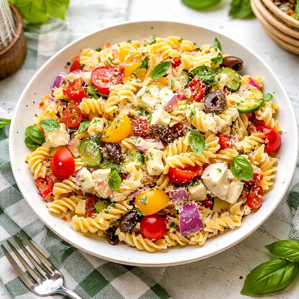 Fresh Mediterranean Pasta Salad: A Vibrant Taste Adventure