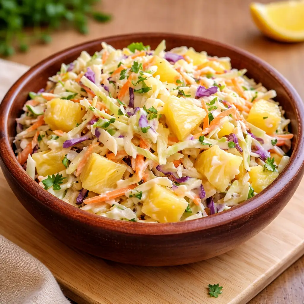 Pineapple Slaw: The Ultimate Tropical Side Dish for Your Next Family BBQ