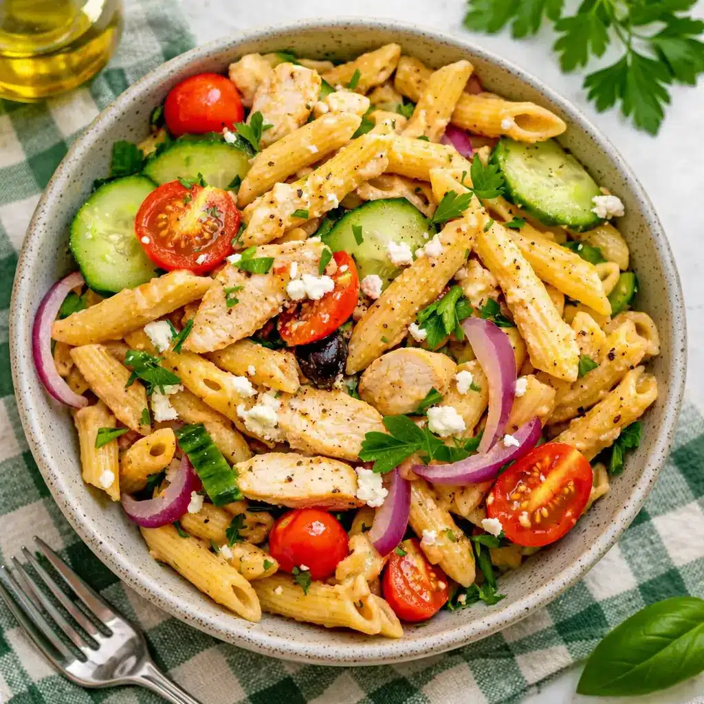 Greek Chicken Pasta Salad: A Healthy and Delicious Crowd-Pleaser