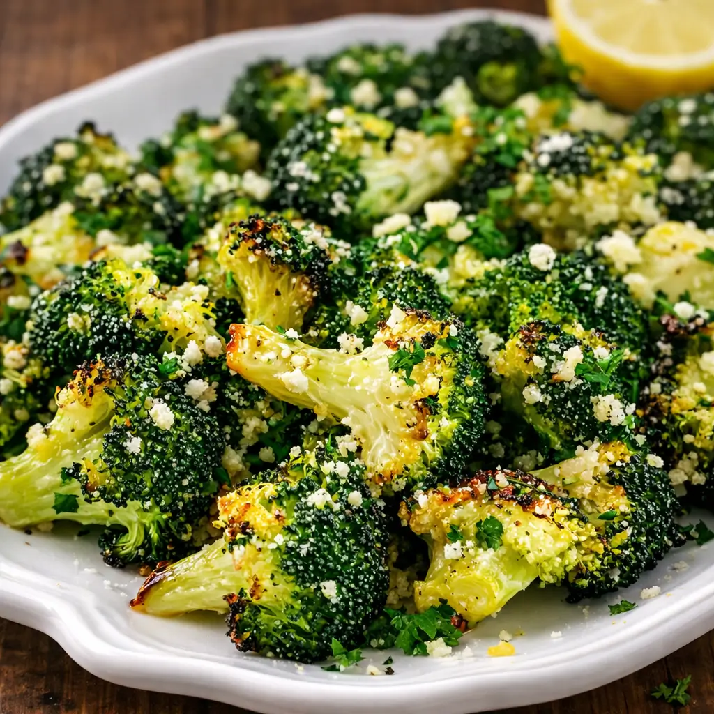 Lemon Garlic Roasted Broccoli Tasty and Simple Side