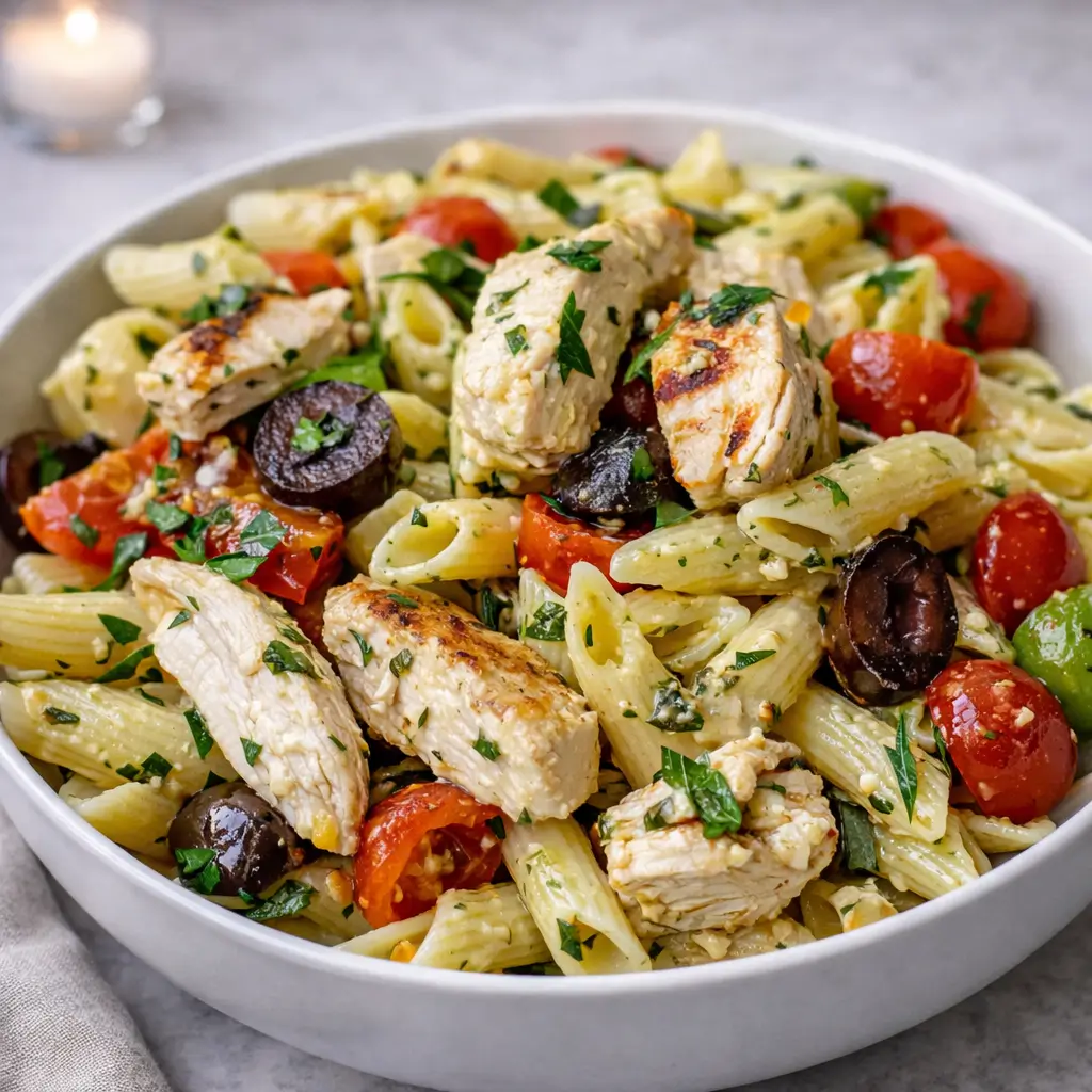Mediterranean Chicken Pasta Salad: A Fresh, Flavor-Packed Meal for Any Day